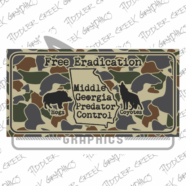 Swamplands Camo MGPC Plate