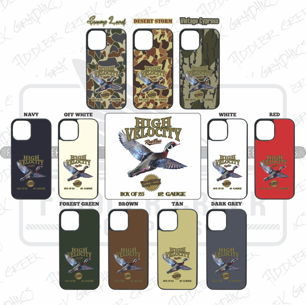 High Velocity Wood Duck Iphone Case Bad Bass Designs