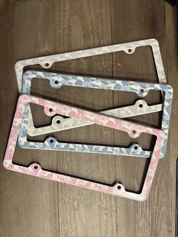 Camo License Plate Frames