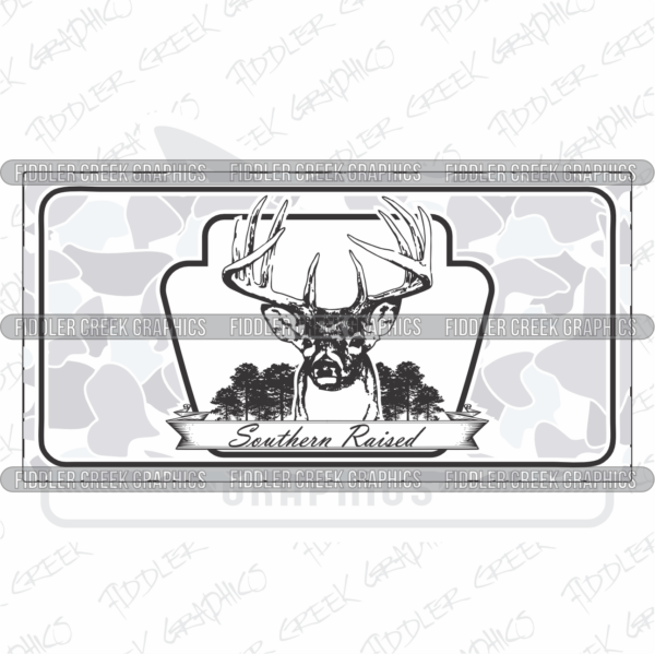 Snowstorm Plate "Southern Raised" Deer Plate